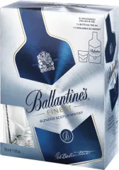 BALLANTINES 0,7 KARTONIK + 1 SZKLANKA