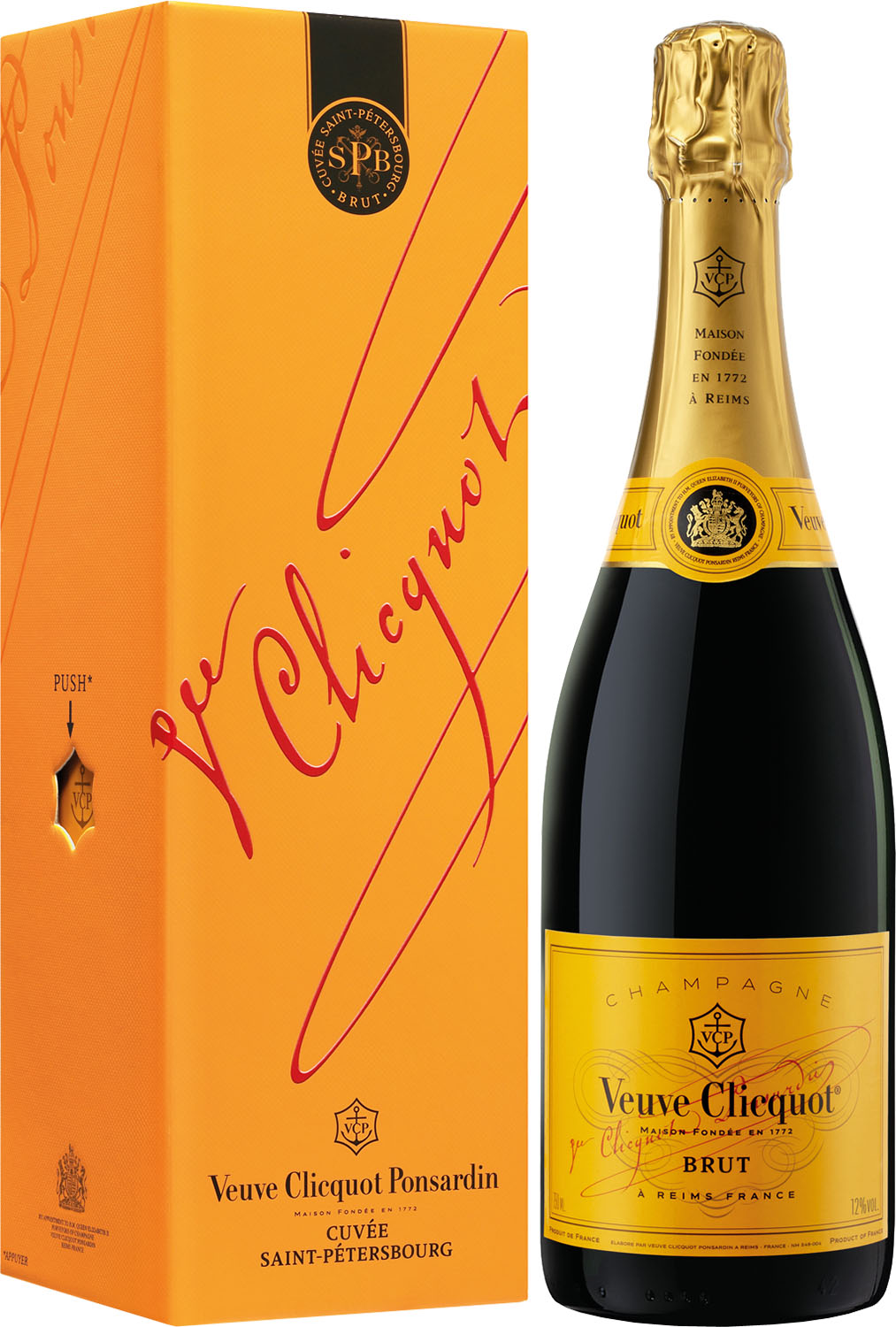 VEUVE CLICQUOT BRUT W KARTONIKU 0,75L