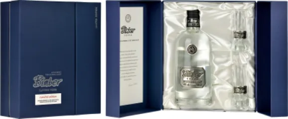 BIMBER VODKA 0,7 40% etui otwierane + 2 kieliszki