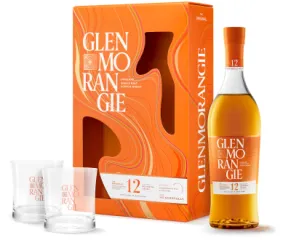 GLENMORANGIE ORIGINAL 12 YO 0,7L + 2 szklanki