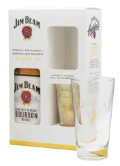 JIM BEAM WHITE 0,7L+ 2 SZKLANKI