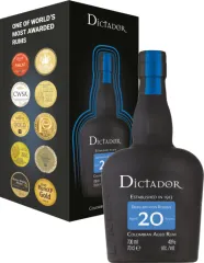 DICTADOR RUM 20'YO 40% 0,7L KARTONIK