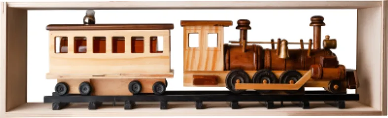 TRAIN 0,2L  POCIĄG + WAGON NA TORACH   W