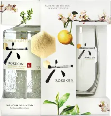 GIN ROKU 0,7L 43% + SZKLANKA TUMBLER