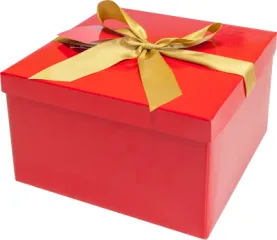 PUDEŁKO NA ZESTAW KOKARDA K-8033/2 XL CZERWONE