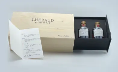 LHERAUD TASTING SET COGNAC 4X0,2 l VSOP+20+CHARLES+1990