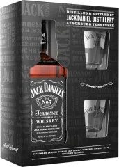 JACK DANIELS 0,7 KARTONIK+ 2 SZKLANKI
