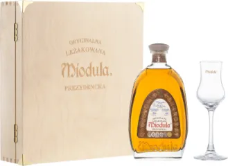 MIODULA PREZYDENCKA BOX 0,5L+2 KIELISZKI