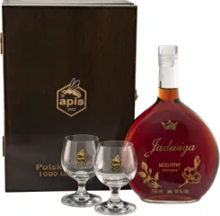 JADWIGA KARAFKA W SKRZYNCE 0,75 + 2 KIELISZKI