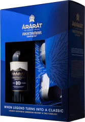 ARARAT AKHTAMAR AGED 10 YEARS + SZKLANKI 0,7L KARTON