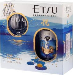 ETSU GIN THE ORIGINAL + KIELISZEK 0,7L 43% KARTONIK