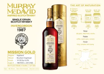 MMD INVERGORDON 33YO 1987 SINGLE GRAIN 48,5%