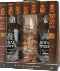 ROYAL OPORTO RUBY+TAWNY 2x0,75L 19% + KIELISZEK