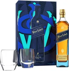 JOHNNIE WALKER BLUE + SZKLANKI  0,7