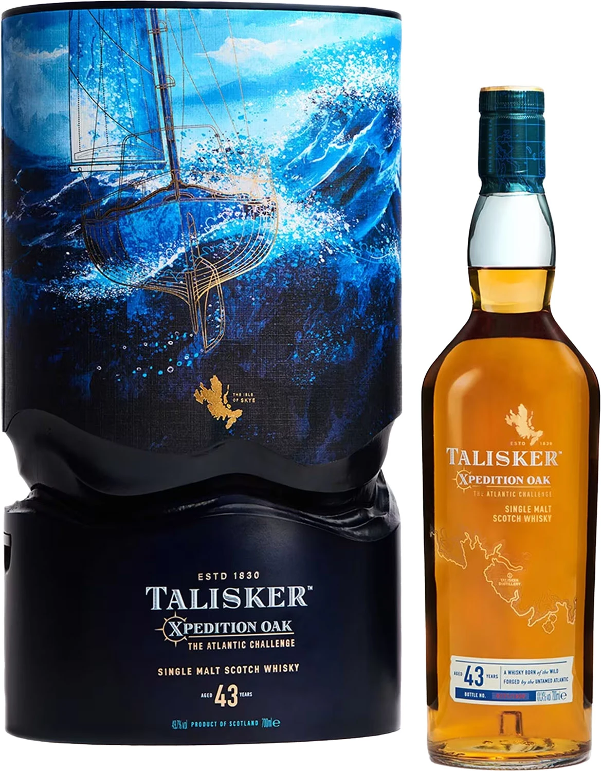 TALISKER 43 YO  0,7L PUSZKA