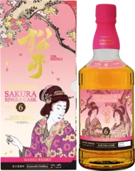 THE MATSUI SAKURA SINGLE CASK 6 YO SINGLE MALT 0,7L 48% KART