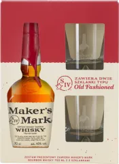 MAKER'S MARK + 2 szklanki