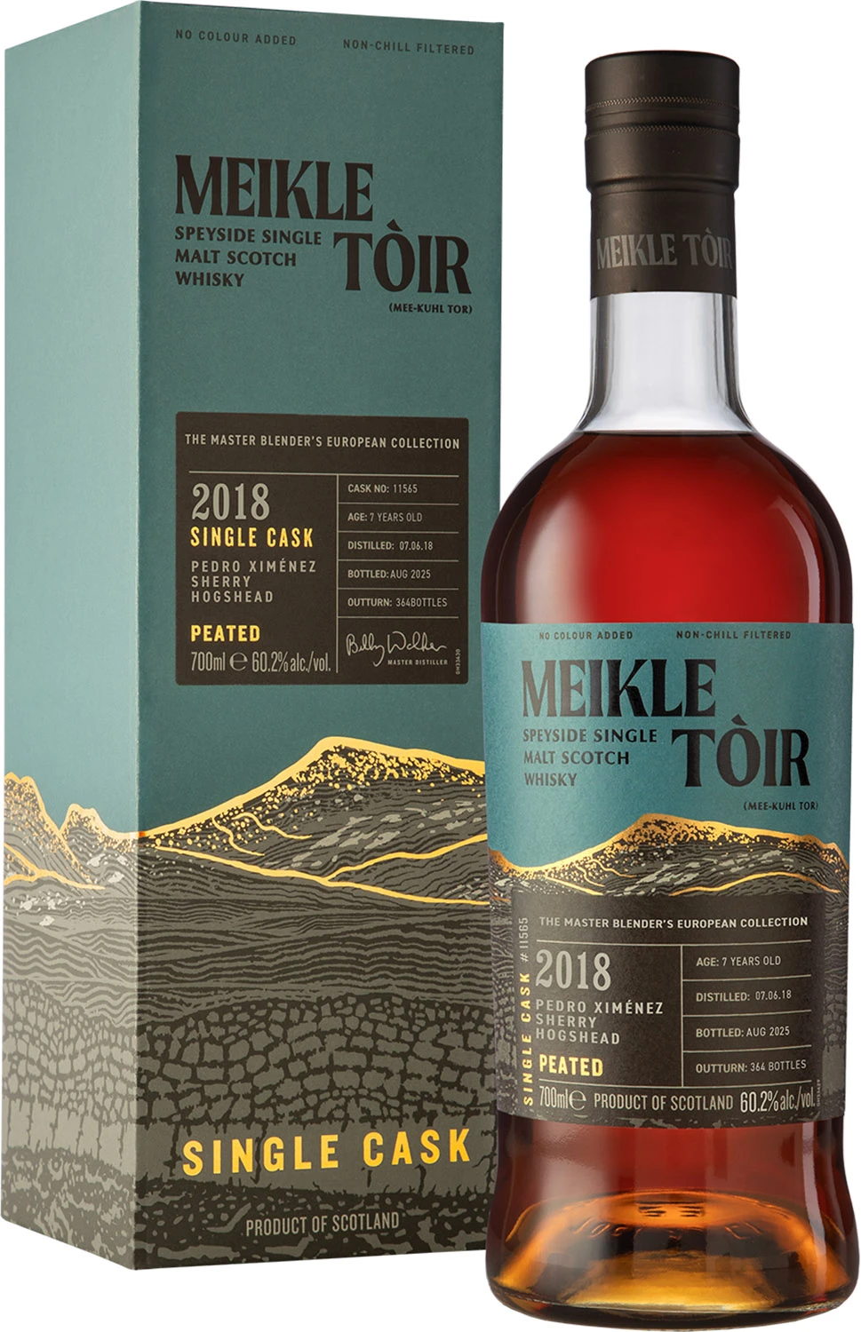 MEIKLE TOIR 2018 CASK 11565 60,2% 0,7L PEDRO XIMENEZ SHERRY