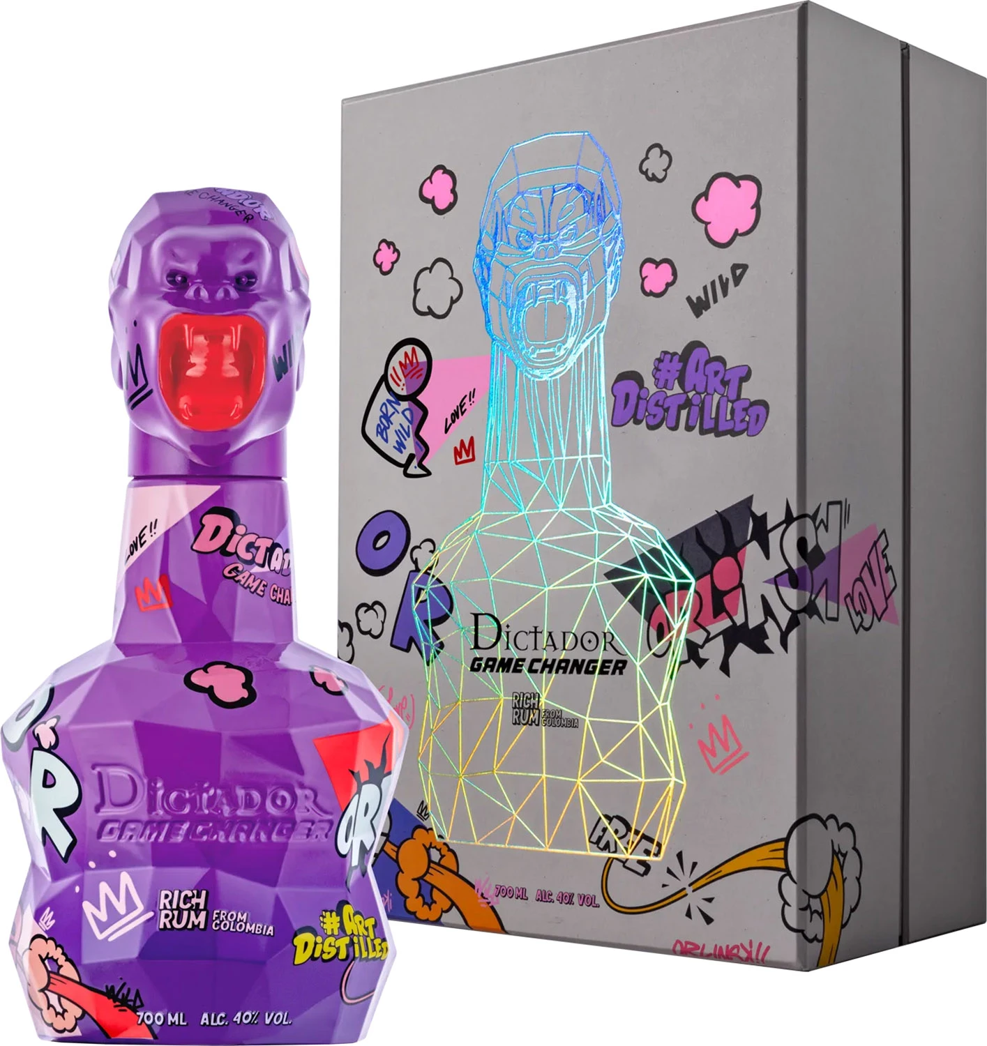 DICTADOR GAME CHANGER VIOLET 0,7 40% KARTONIK