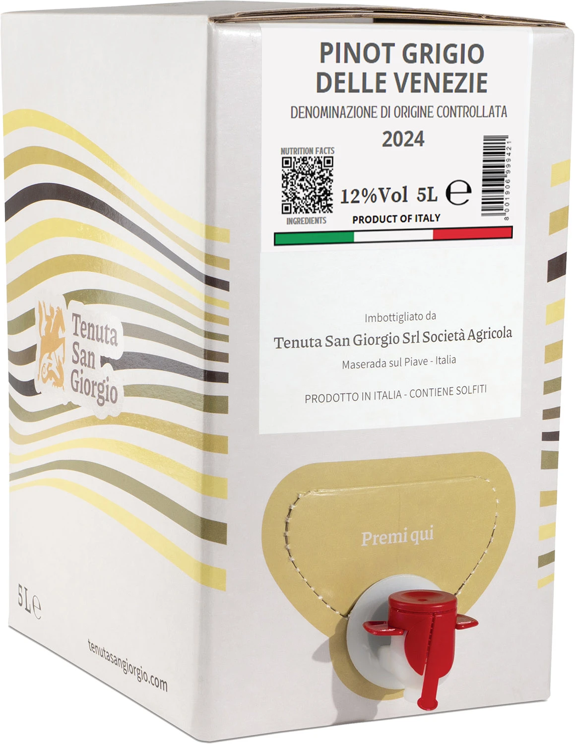 TSG PINOT GRIGIO 5,0L 2025  BAG IN BOX