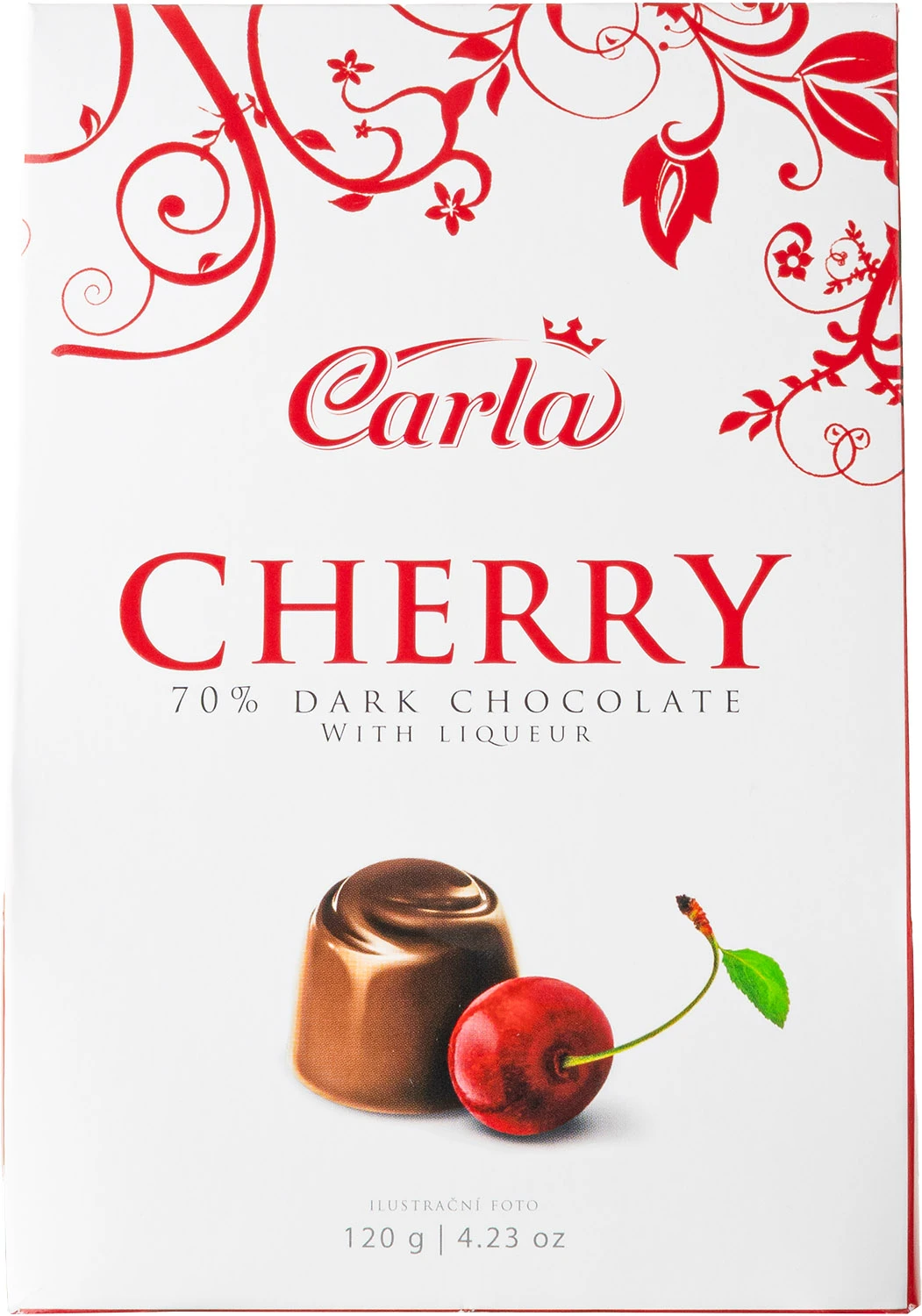 CARLA CHERRY 120g 70% DARK CHOCOLATE 20270203
