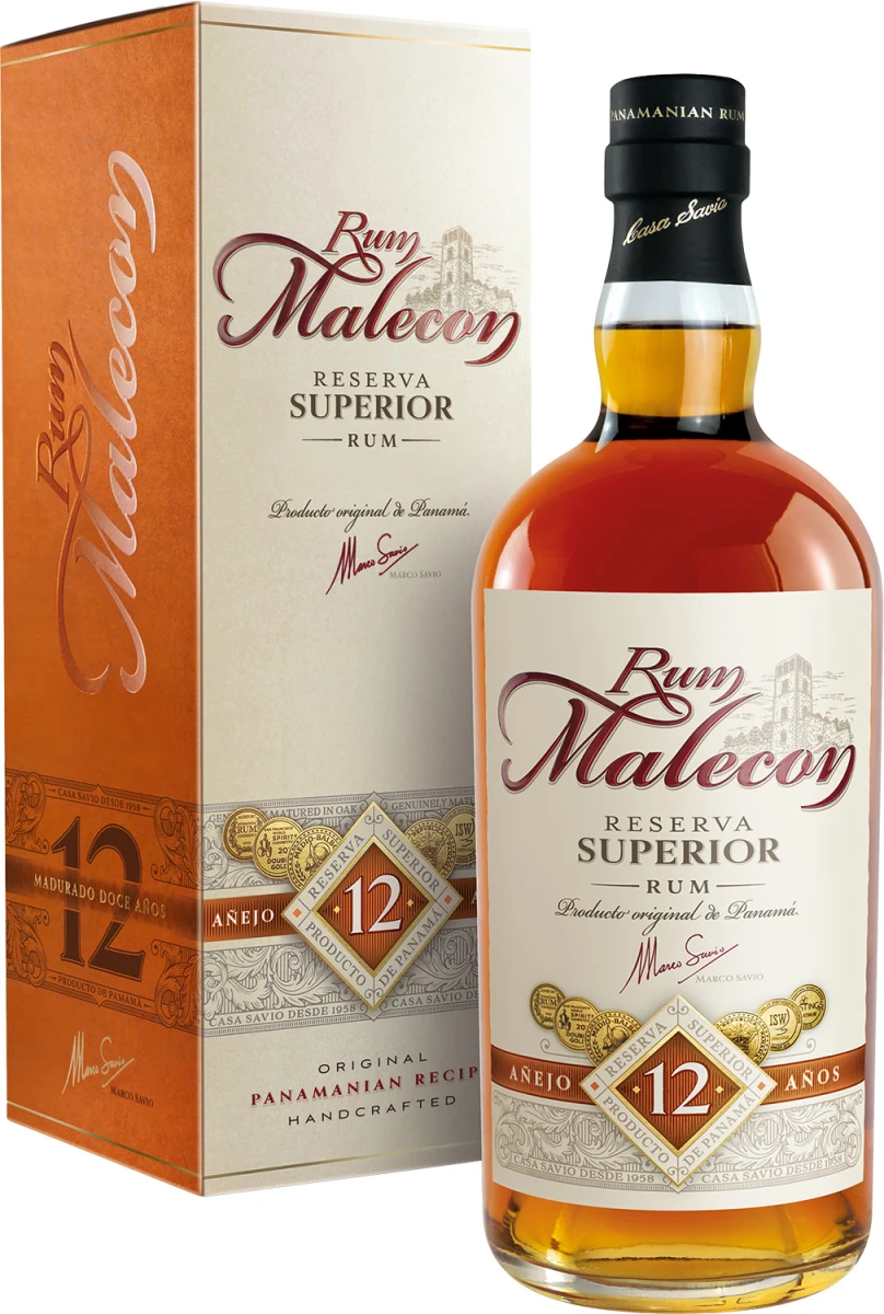 MALECON RESERVA SUPERIOR 12 YO 0,7L 40% KARTONIK