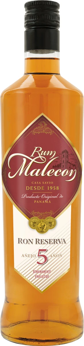 MALECON RON RESERVA 5 YO 0,7L 40%