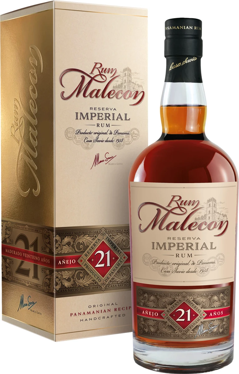 MALECON RESERVA IMPERIAL 21 YO 0,7L 40% KARTONIK