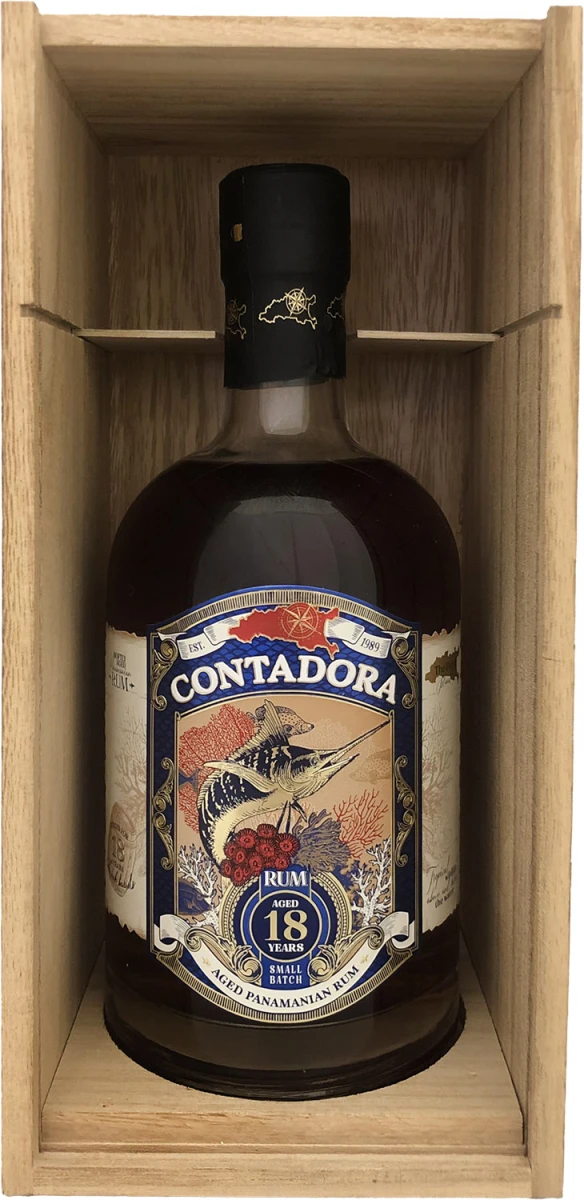 CONTADORA 18YO 0,7L 40% WOODEN BOX