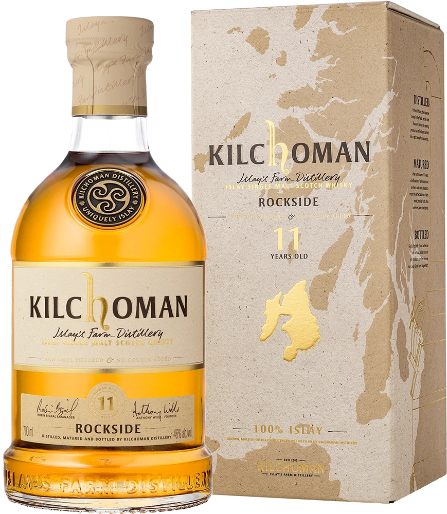 KILCHOMAN SINGLE MALT ROCKSIDE 11YO 46% KARTONIK