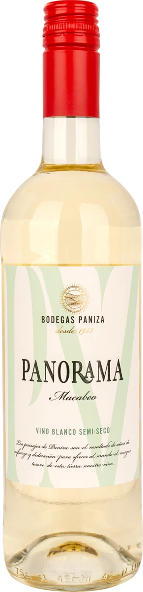 PANORAMA MACABEO BLANCO SEMI-SECO 0,75 12% 2025