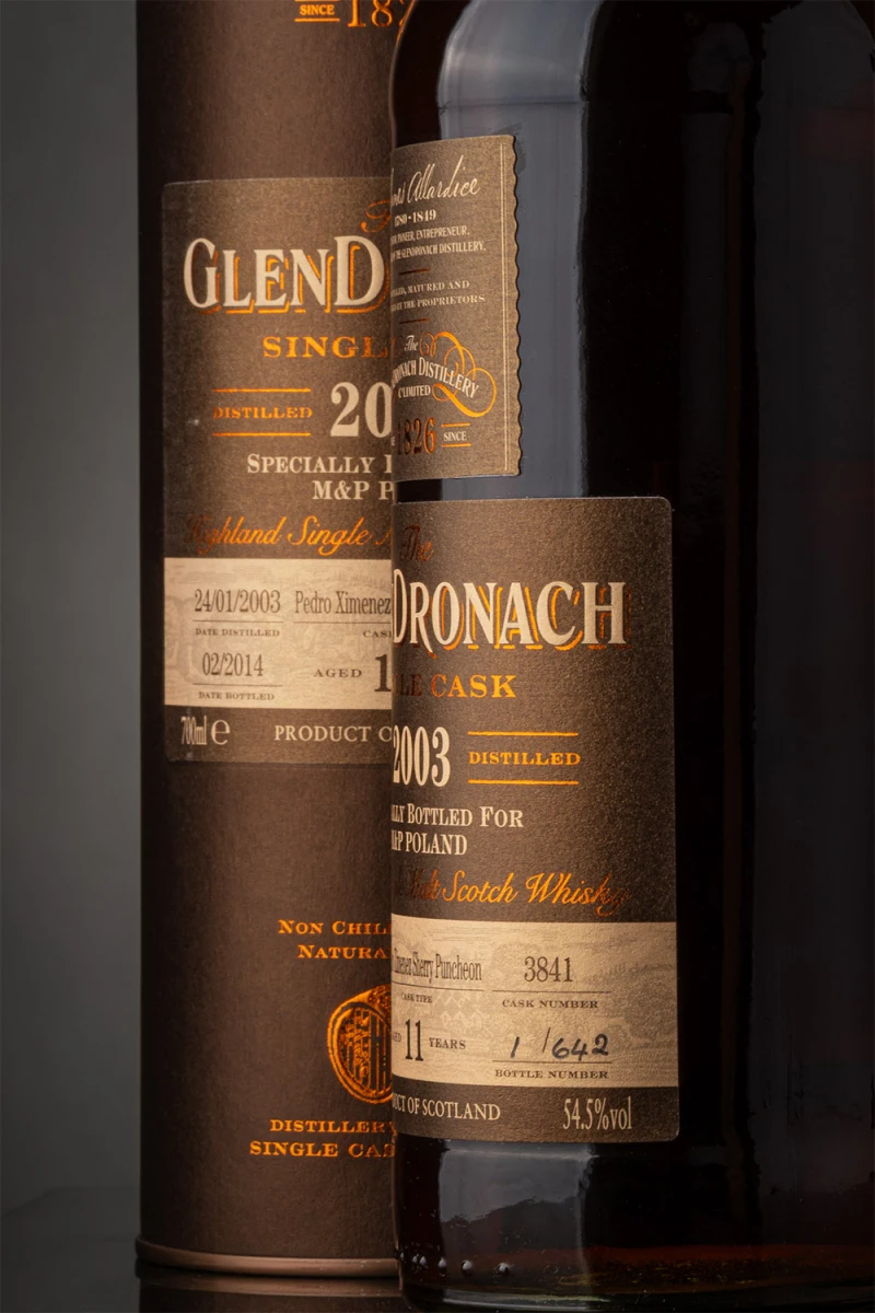 GLENDRONACH M&P CASK 3841 0,7 54,5% 11YO