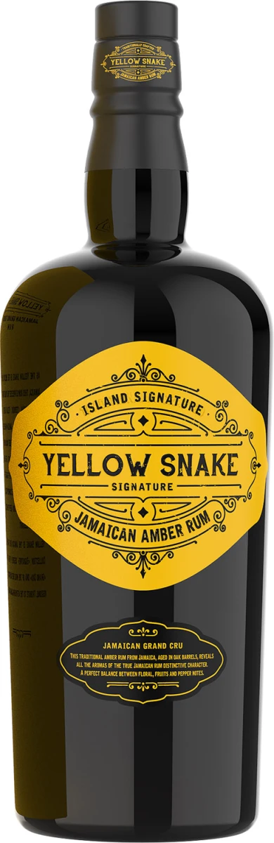 ISC YELLOW SNAKE JAMAICAN AMBER RUM  0,7L 40% GOŁY