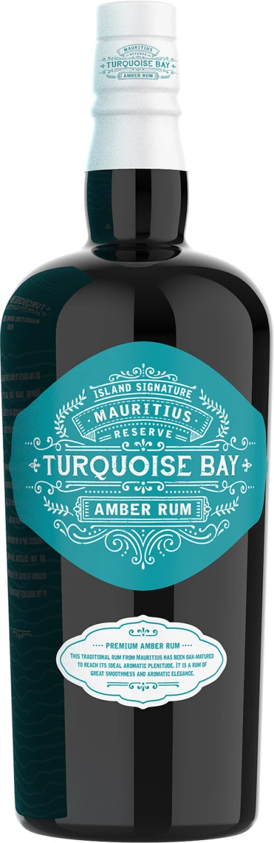 ISC TURQUOISE BAY AMBER RUM 0,7L 40%  GOŁY
