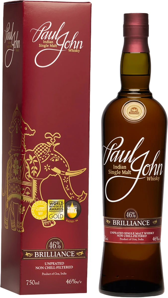 PAUL JOHN SINGLE MALT, BRILLIANCE 0,7L KARTONIK