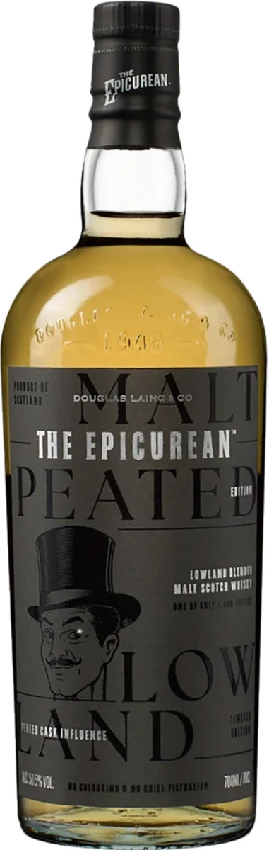THE EPICUREAN PEATED EDITION BLENDED MALT 0,7L 50,5%