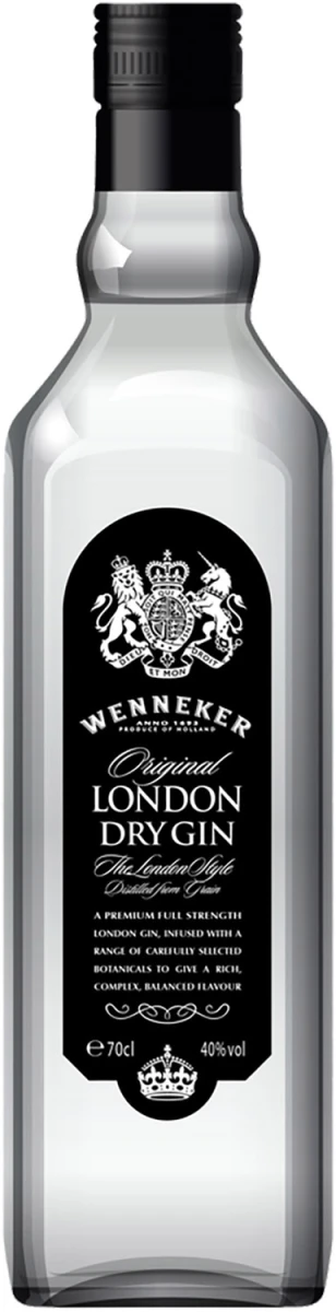 WENNEKER ORIGINAL LONDON DRY GIN 1,0L 40%