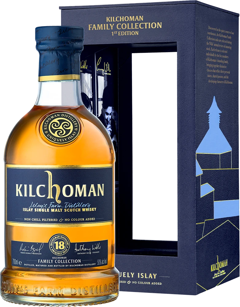 KILCHOMAN FAMILY COLLECT 18YO 1ST EDIT 50% BOURB.CASK 0,7L