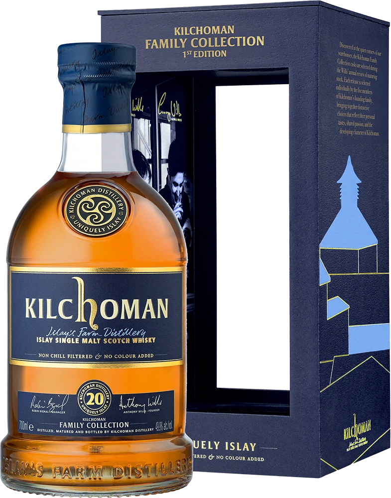 KILCHOMAN FAMILY COLLECT 20YO 1ST EDIT 49,9% BOURB.CASK 0,7L