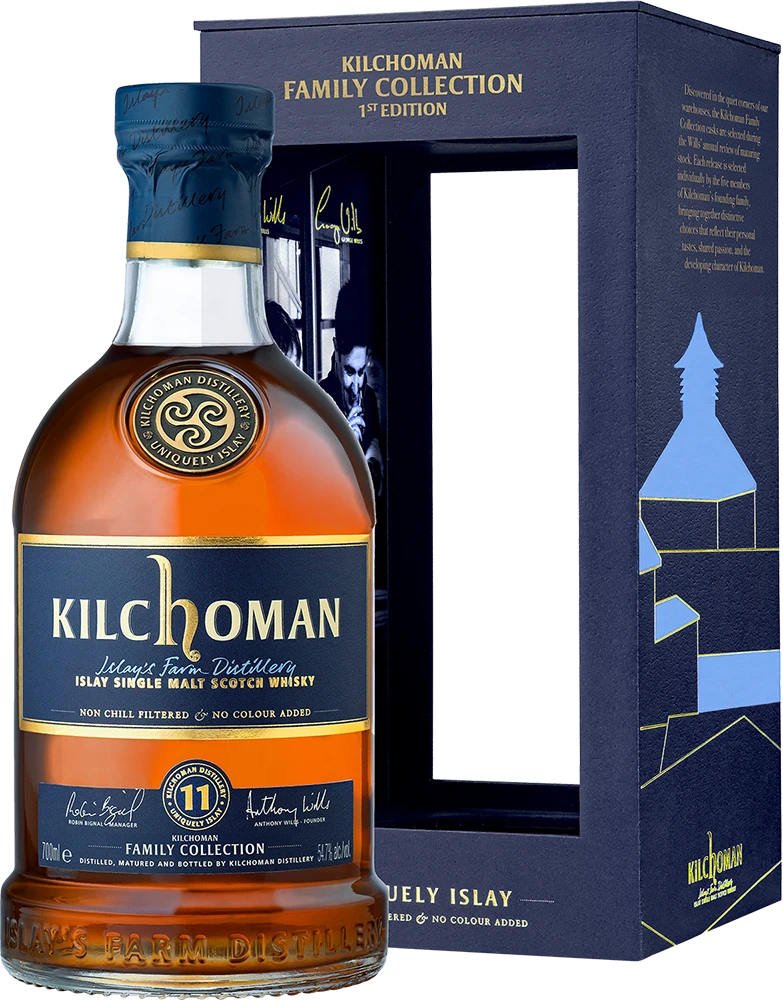 KILCHOMAN FAMILY COLLECT 11YO 1ST EDIT 54,7% SHERRY CASK 0,7