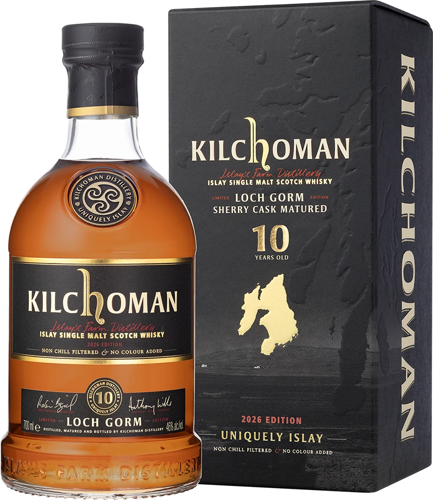KILCHOMAN SINGLE MALT 10YO LOCH GORM SHERRY CASK 2026 46%