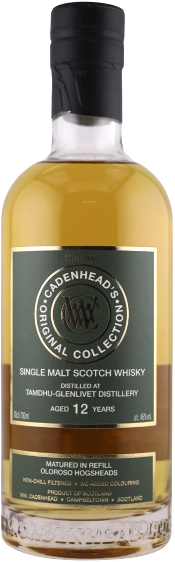 CADENHEAD'S TAMDHU-GLENLIVET 12YO 46% SINGLE MALT