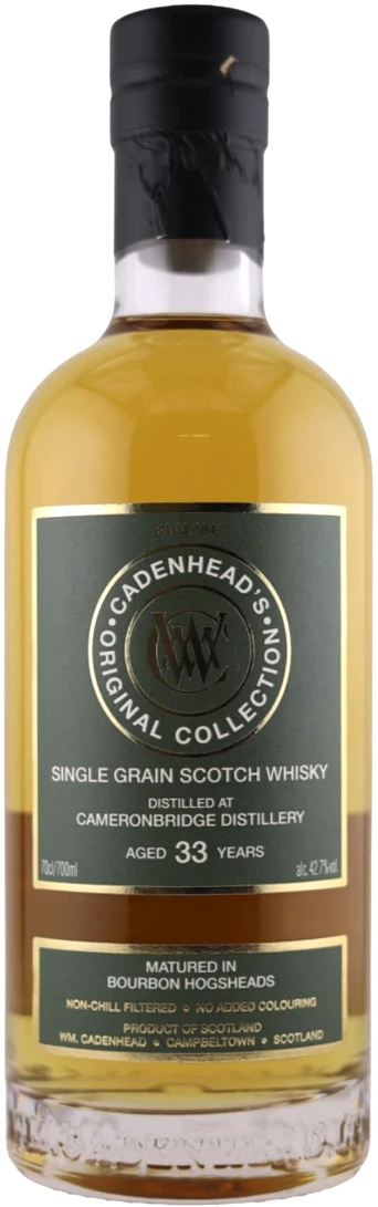 CADENHEAD'S CAMERONBRIDGE 33YO 42,7% SINGLE GRAIN
