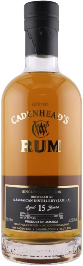 CADENHEAD'S JAMAICAN RUM 15YO 50,4% 0,7L