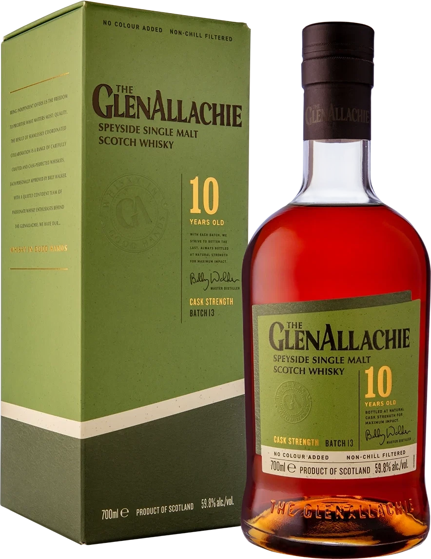 GLENALLACHIE 10yo 59,8% batch 13 kartonik 0,7l