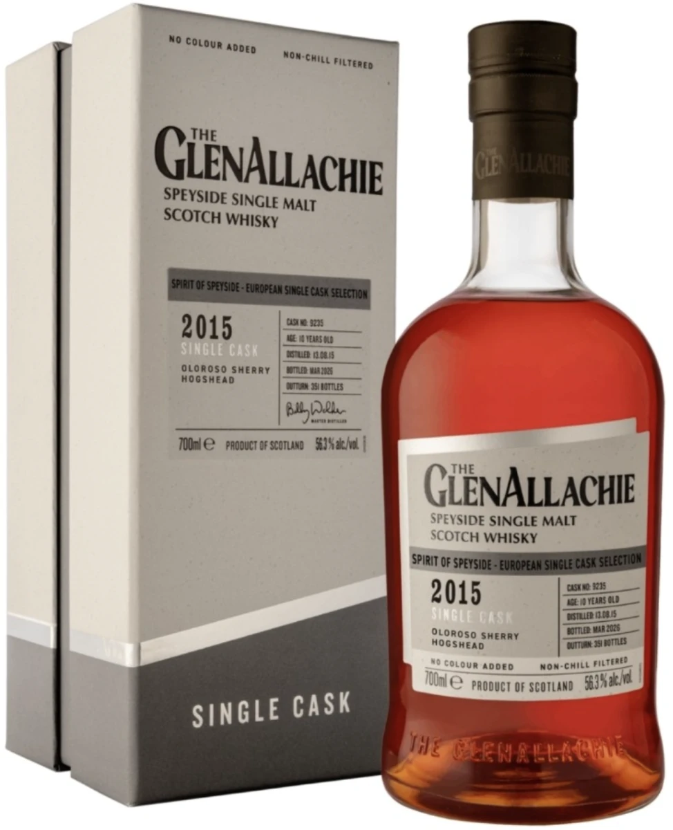 GLENALLACHIE 2015 56,3% CASK 9235 0,7 KARTONIK