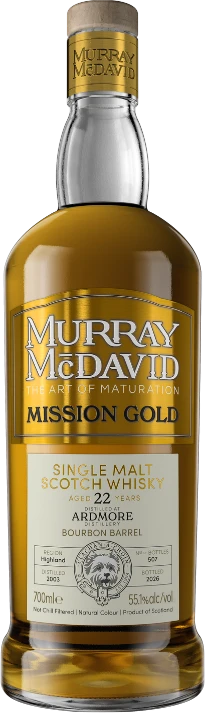 MMD ARDMORE 2003 22YO BOURBON BARREL 55,1% 0,7L MISSION GOLD