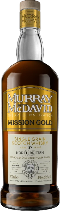 MMD NORTH BRITISH 1988 37YO 47,6% 0,7L MISSION GOLD