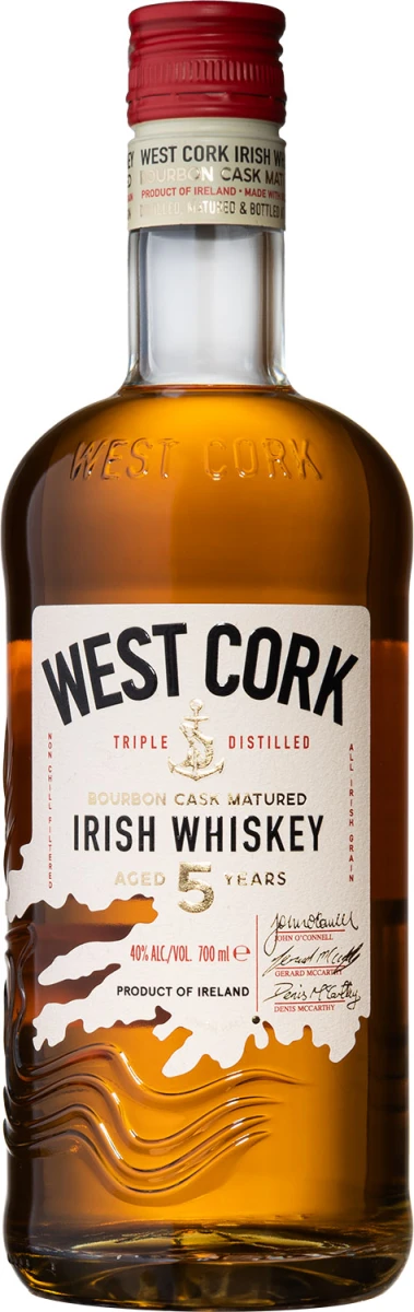 WEST CORK 5YO BOURBON CASK 0,7 40% KARTONIK