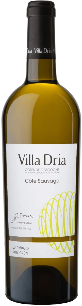 VILLA DRIA COTE SAUVAGE 2025 COLOMBARD/SAUVIGNON 0,75